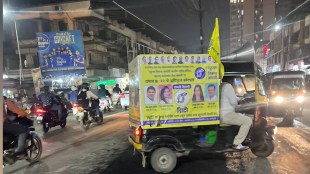 Vasai virar election campaign rickshaw drivers benefit from political promo