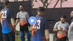 Virat Kohli: “धुलाई झाली तरी चालेल, पण…”, किंग कोहलीने युवा गोलंदाजाला नेट्समध्ये नक्की काय सांगितलं? पाहा Video