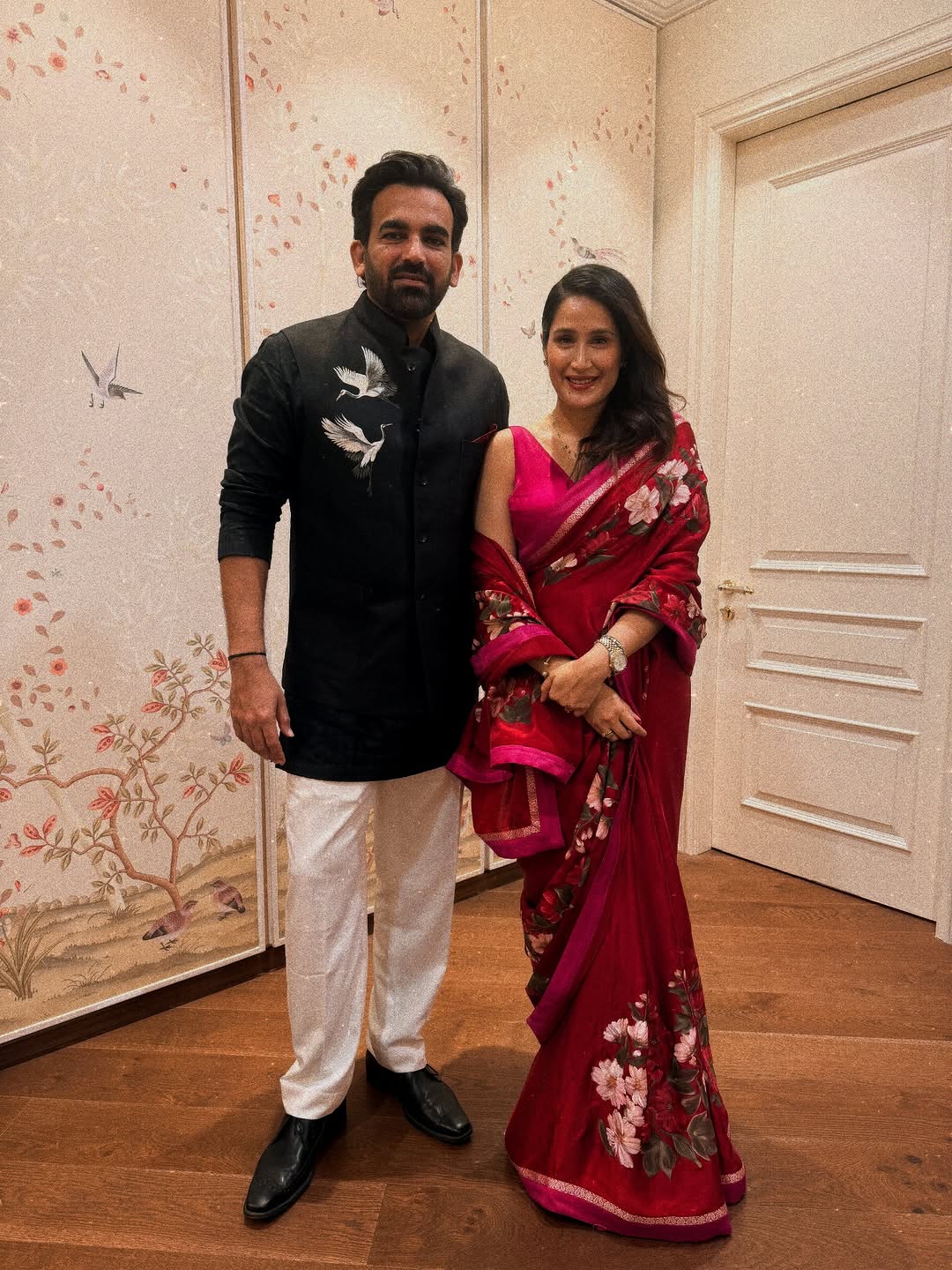 Zaheer Khan wife Sagarika Ghatge royal look and marathi movie