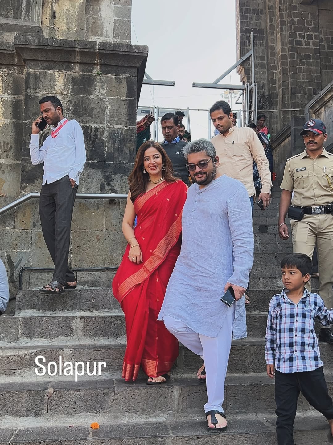 Neha Pendse Tighee trailer launch look