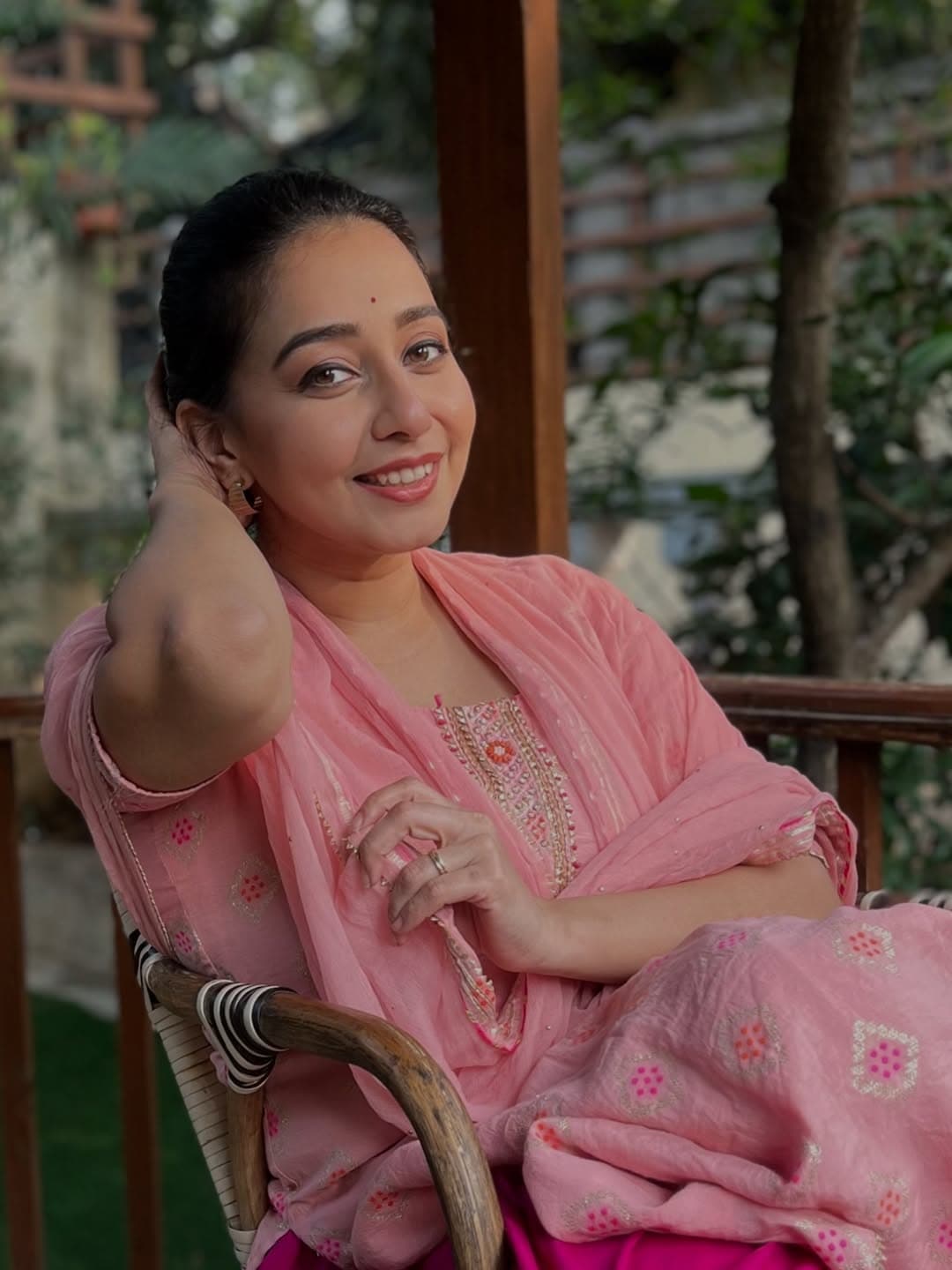 Rupal Nand royal look at Vishal Nikam and Akshaya Hindalkar wedding