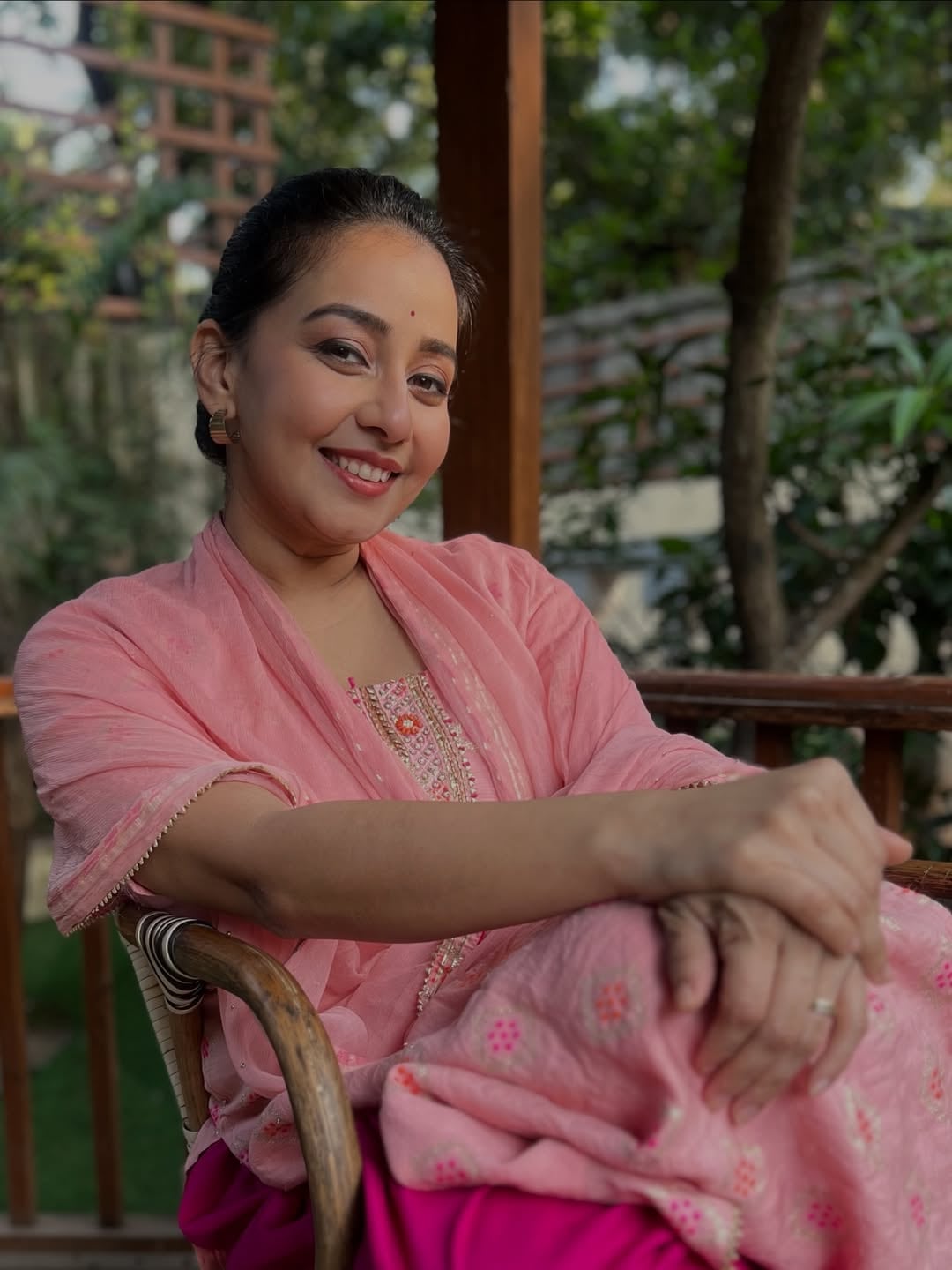 Rupal Nand royal look at Vishal Nikam and Akshaya Hindalkar wedding