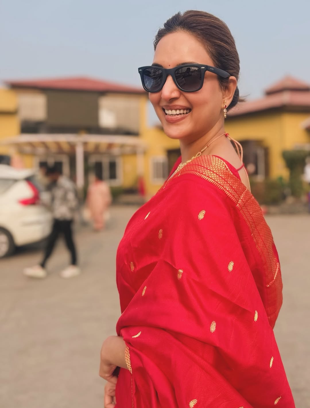 Rupali Bhosle temple visit