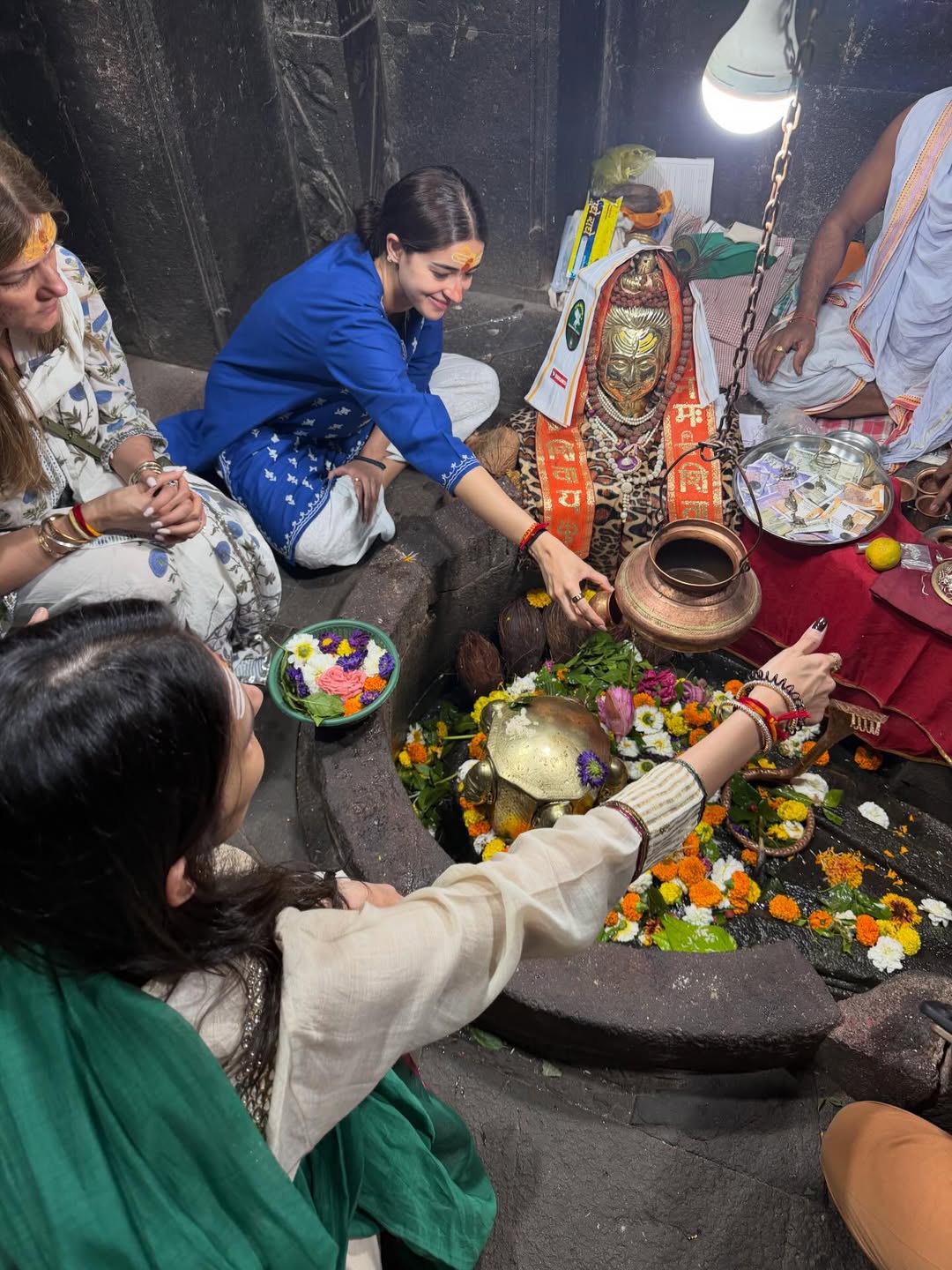 Ananya Panday Trimbakeshwar visit