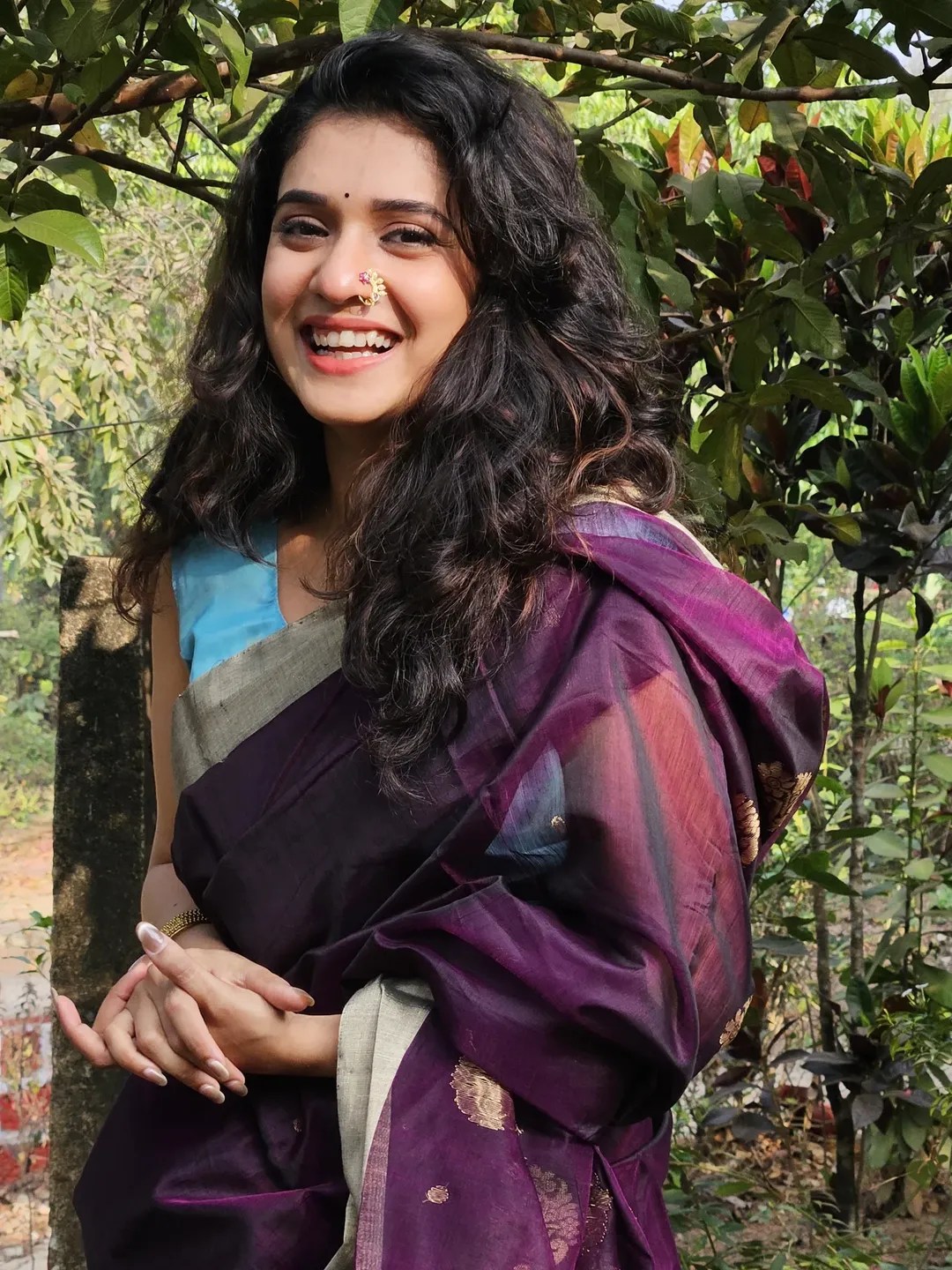 Kajalmaya fame Vaishnavi Kalyankar M arathi traditional lookphotoshoo