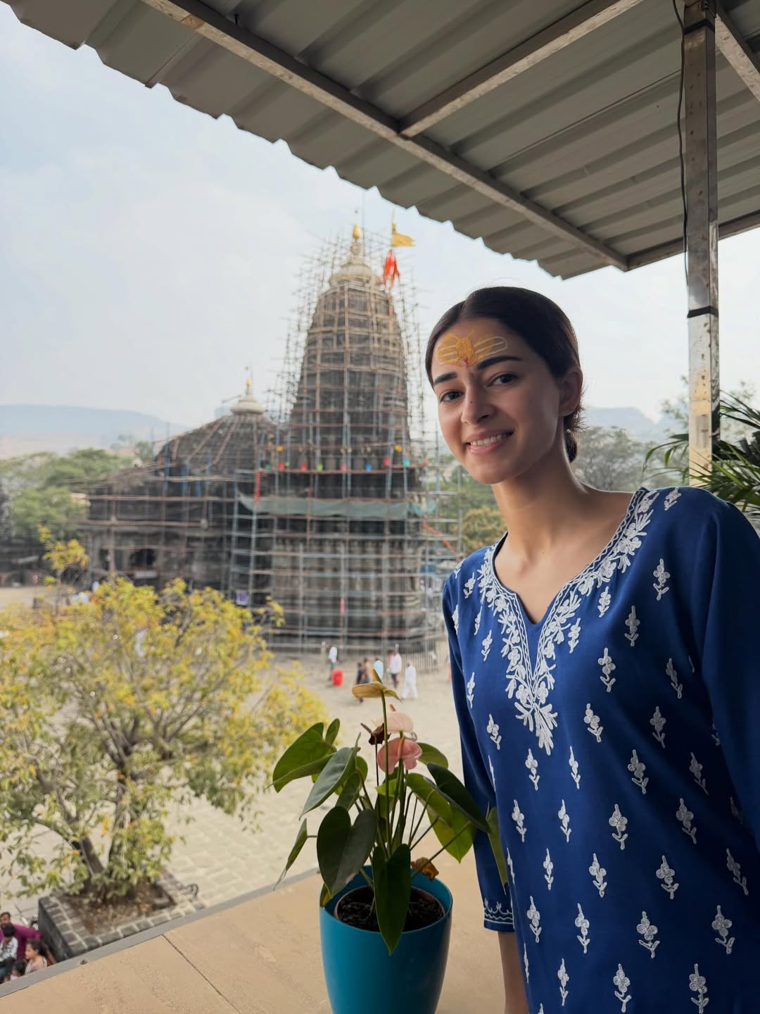 Ananya Panday Trimbakeshwar visit