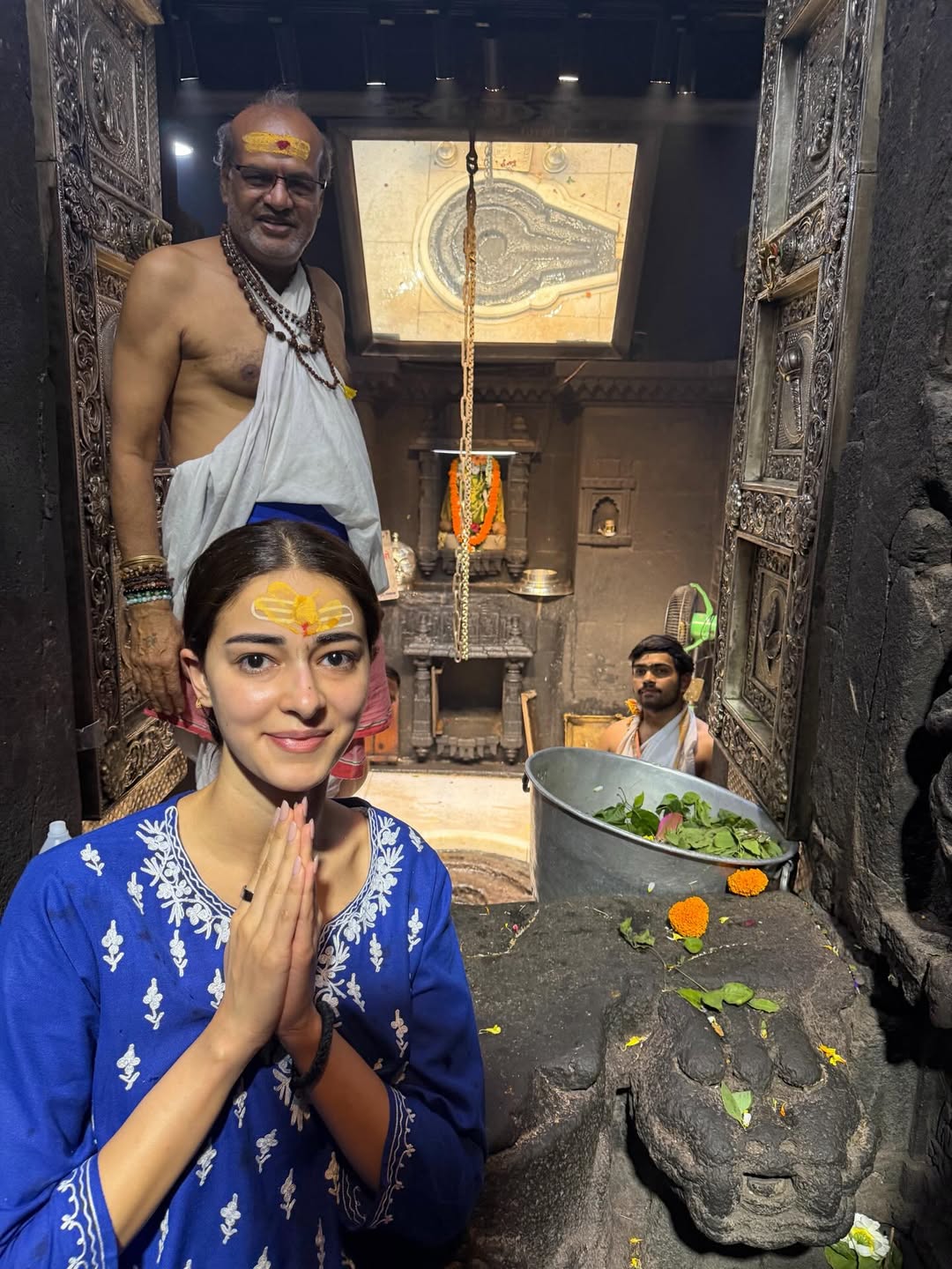 Ananya Panday Trimbakeshwar visit