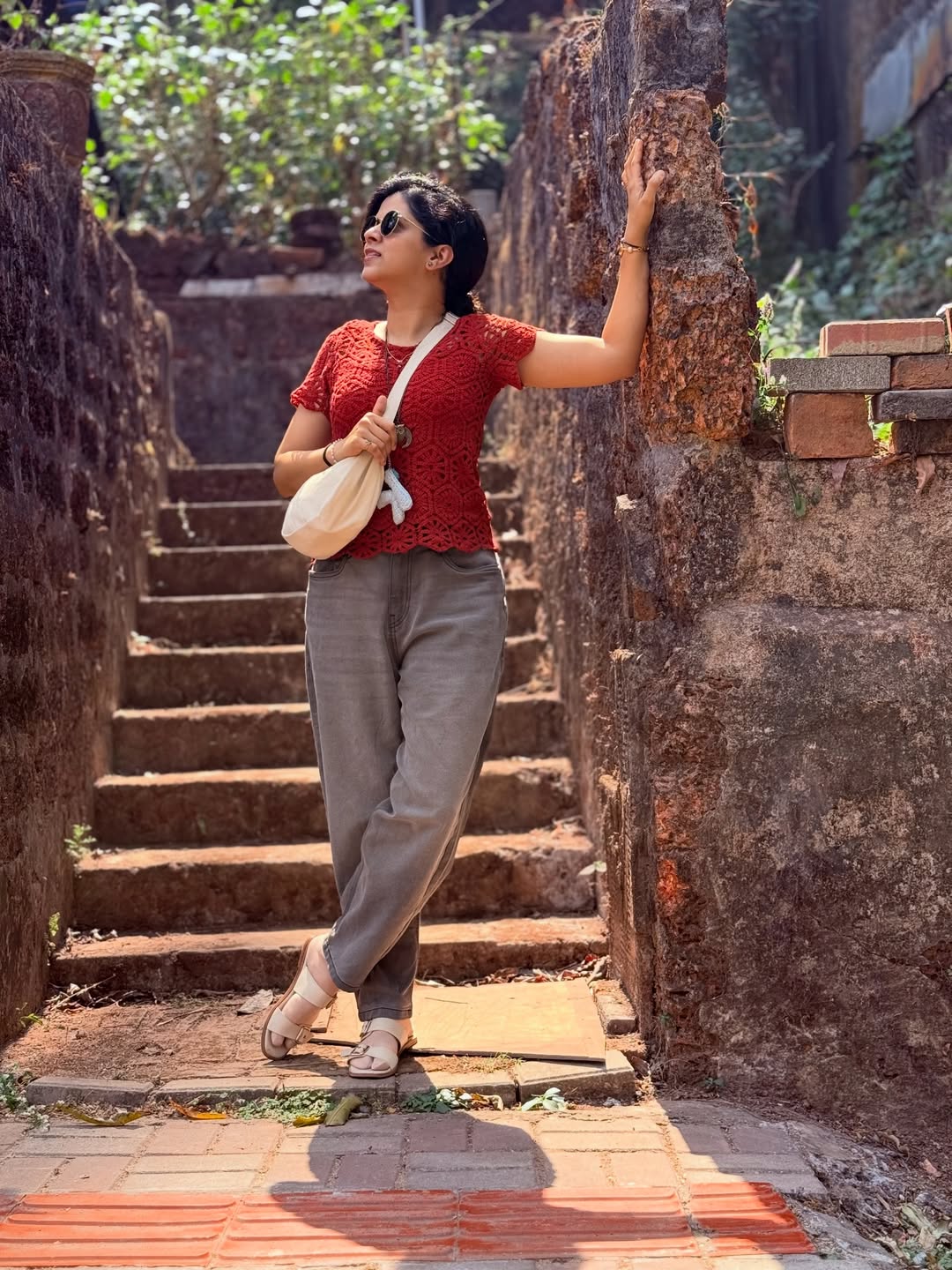Aai Kuthe Kay Karte fame actress Kaumudi Walokar Goa trip photos