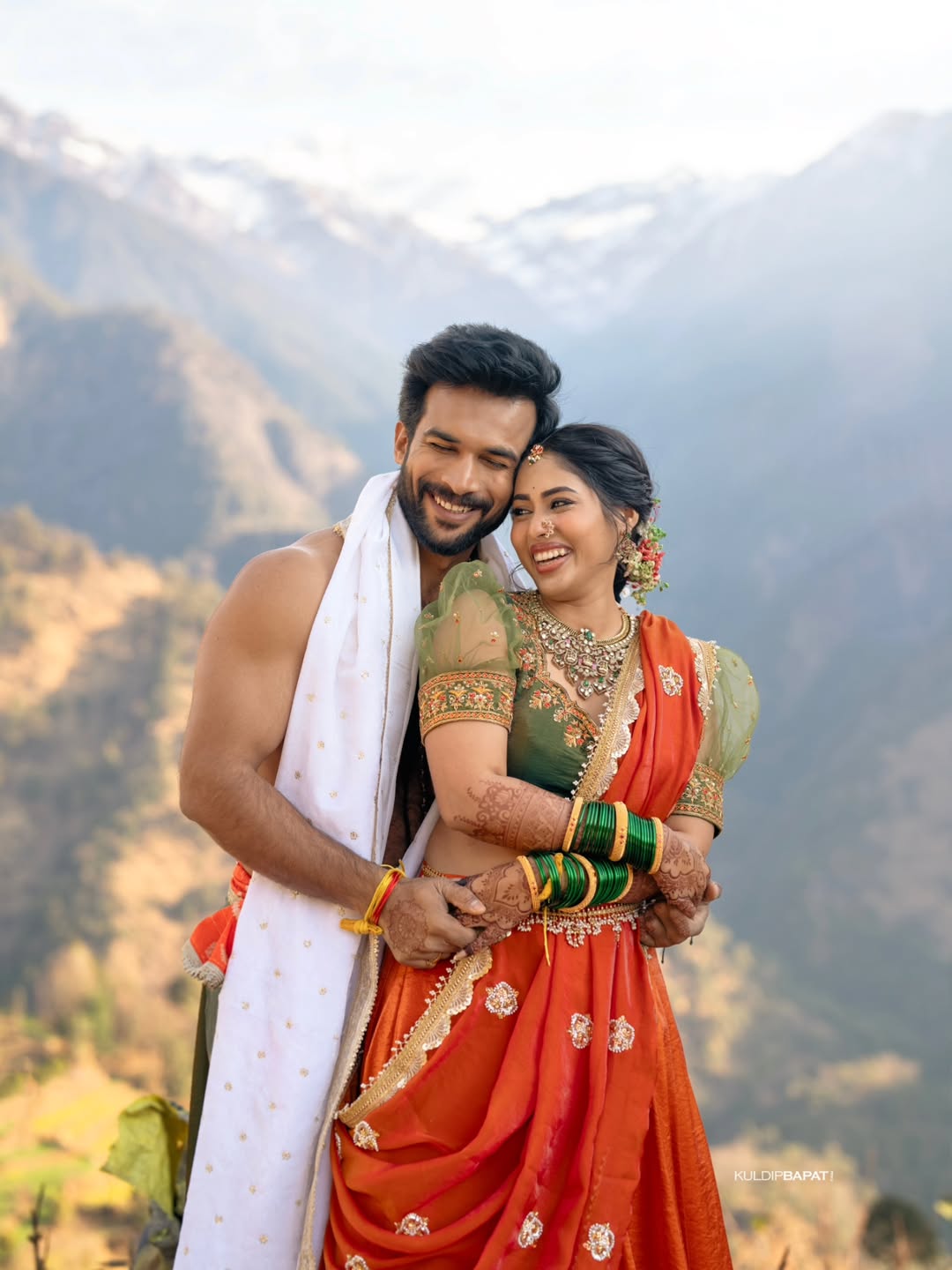 Rupal Nand royal look at Vishal Nikam and Akshaya Hindalkar wedding