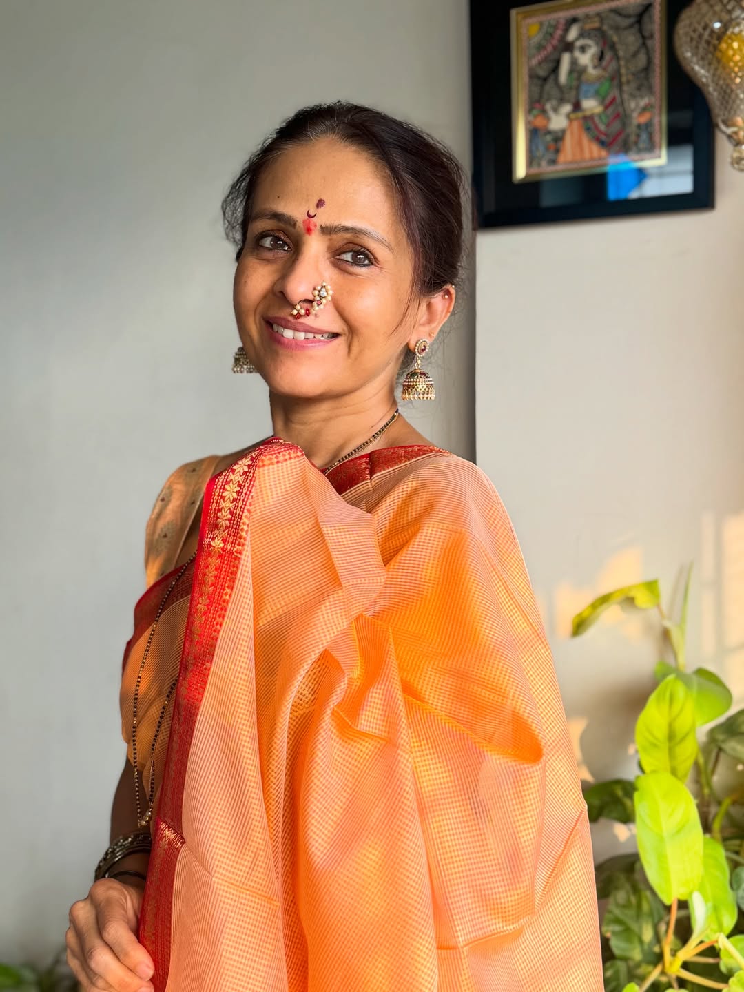 Aishwarya Narkar traditional look