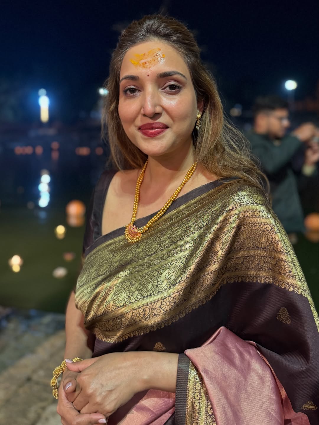 Rupali Bhosle temple visit