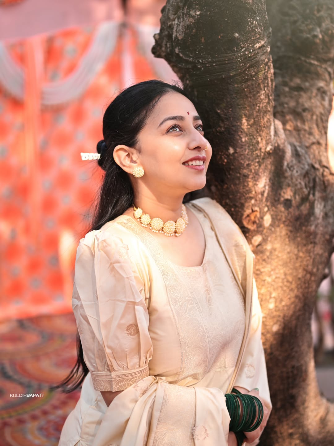 Rupal Nand royal look at Vishal Nikam and Akshaya Hindalkar wedding