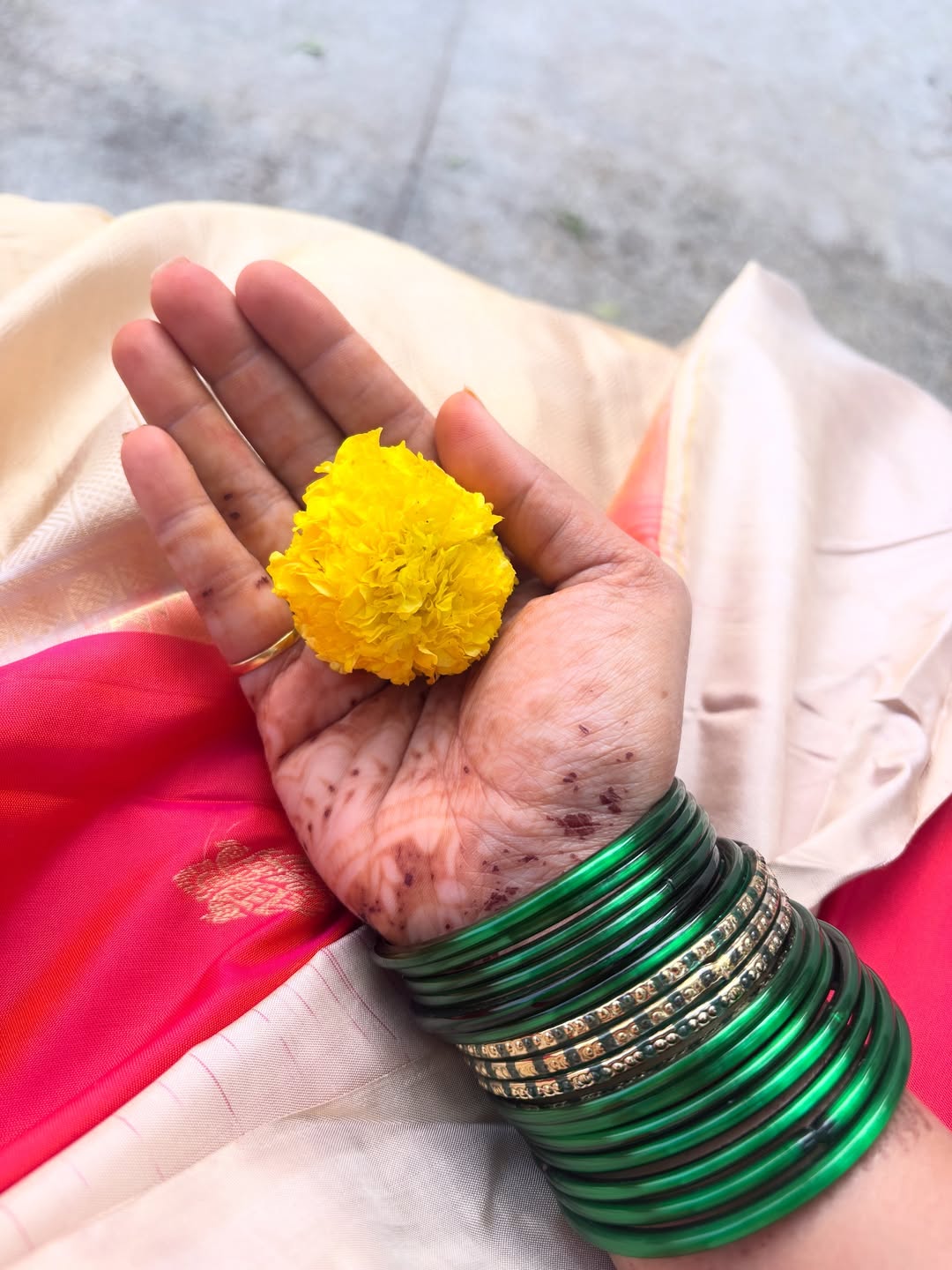 Suruchi Adarkar traditional Marathi look in red saree devotional visit to Yogeshwari Devi Temple Ambajogai