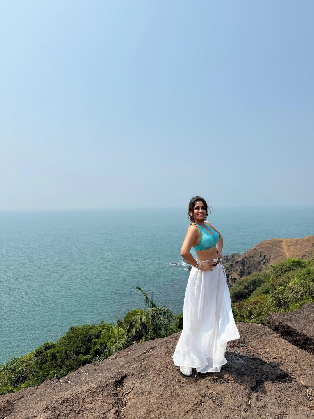 Purniemaa Dey shared glamorous beach photos