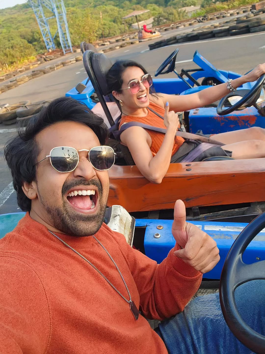 Muramba fame actor Siddharth Khirid and wife Maithili Bhosekar strawberry date in Panchgani