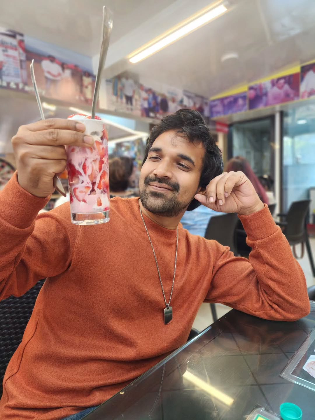 Muramba fame actor Siddharth Khirid and wife Maithili Bhosekar strawberry date in Panchgani