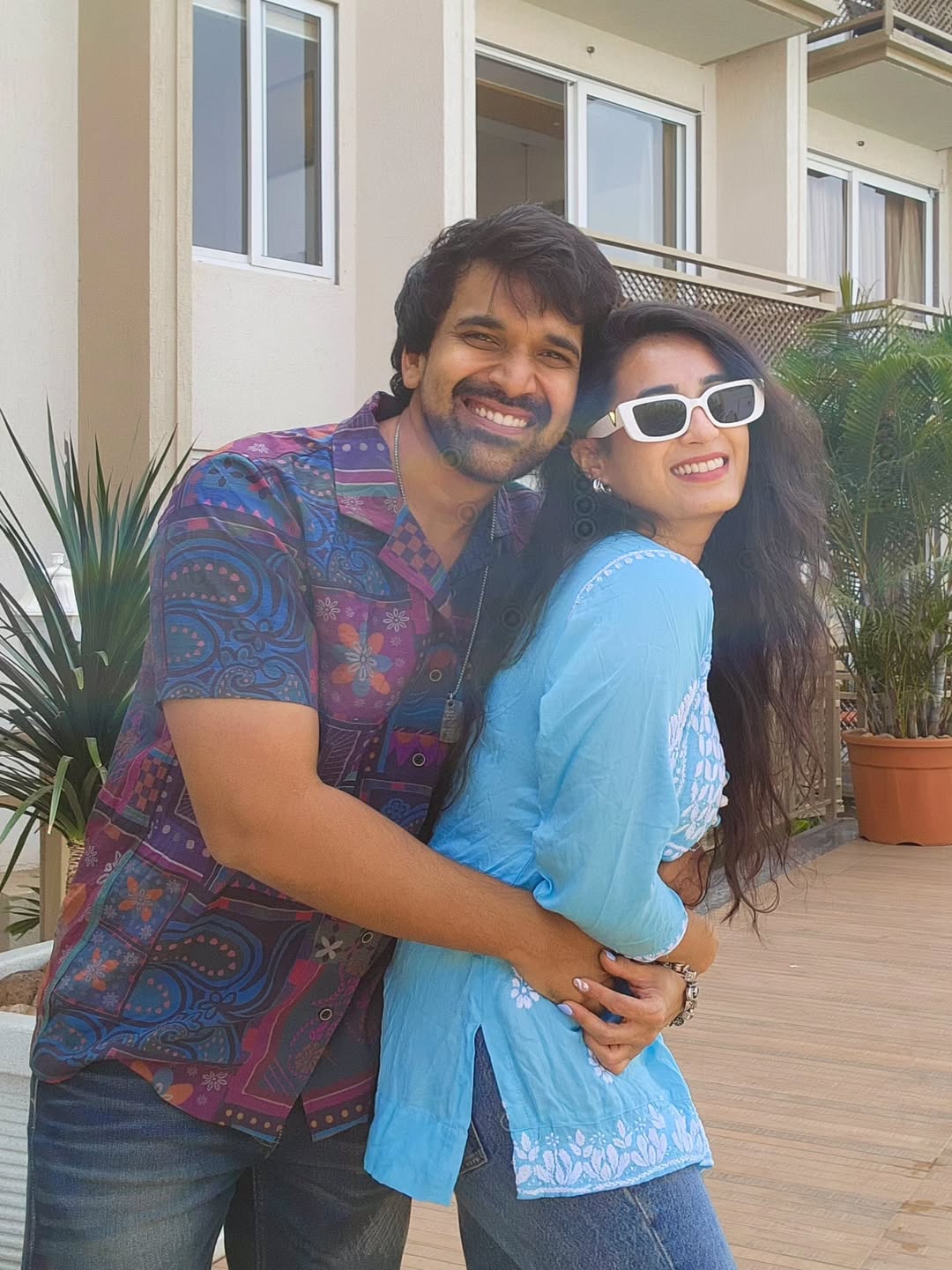 Muramba fame actor Siddharth Khirid and wife Maithili Bhosekar strawberry date in Panchgani