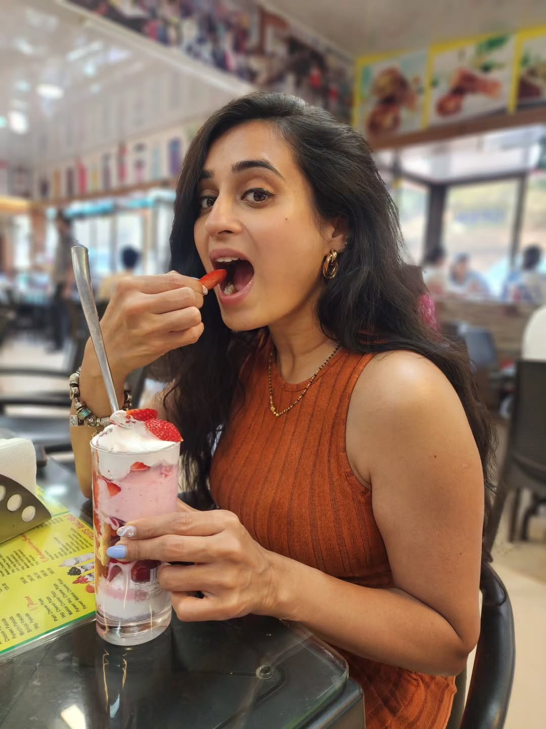 Muramba fame actor Siddharth Khirid and wife Maithili Bhosekar strawberry date in Panchgani