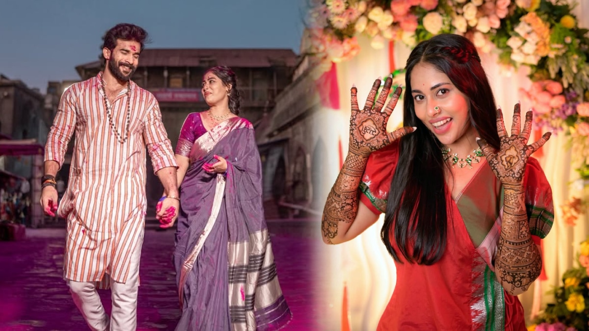 Akshaya Hindalkar Vishal Nikam Mehndi Ceremony