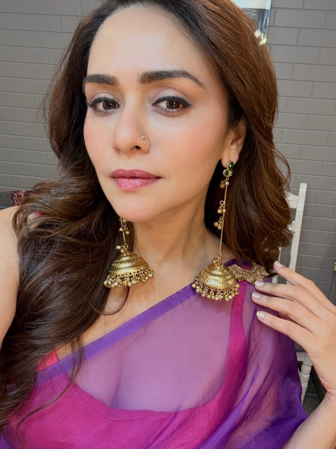 Amruta Khanvilkar Pink Dress Look