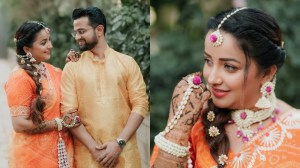 Photos: बांधणी लेहेंगा, फुलांचे दागिने; अपूर्वा नेमळेकरच्या हळदी सोहळ्यातील फोटो व्हायरल