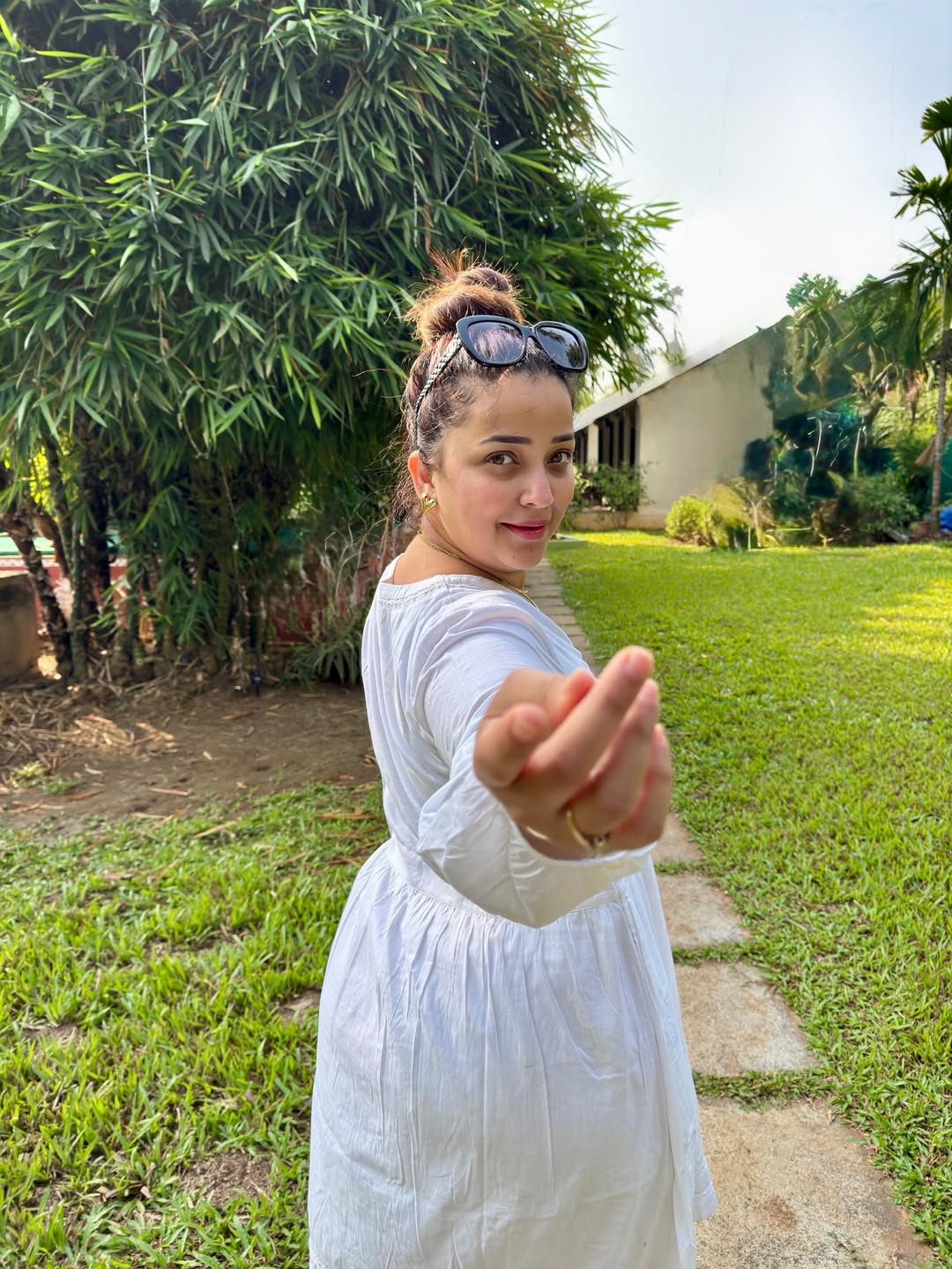 Apurva Nemlekar White Dress Look