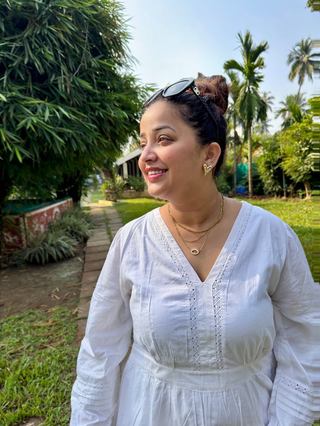 Apurva Nemlekar White Dress Look