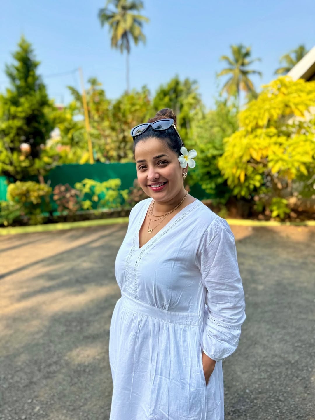 Apurva Nemlekar White Dress Look