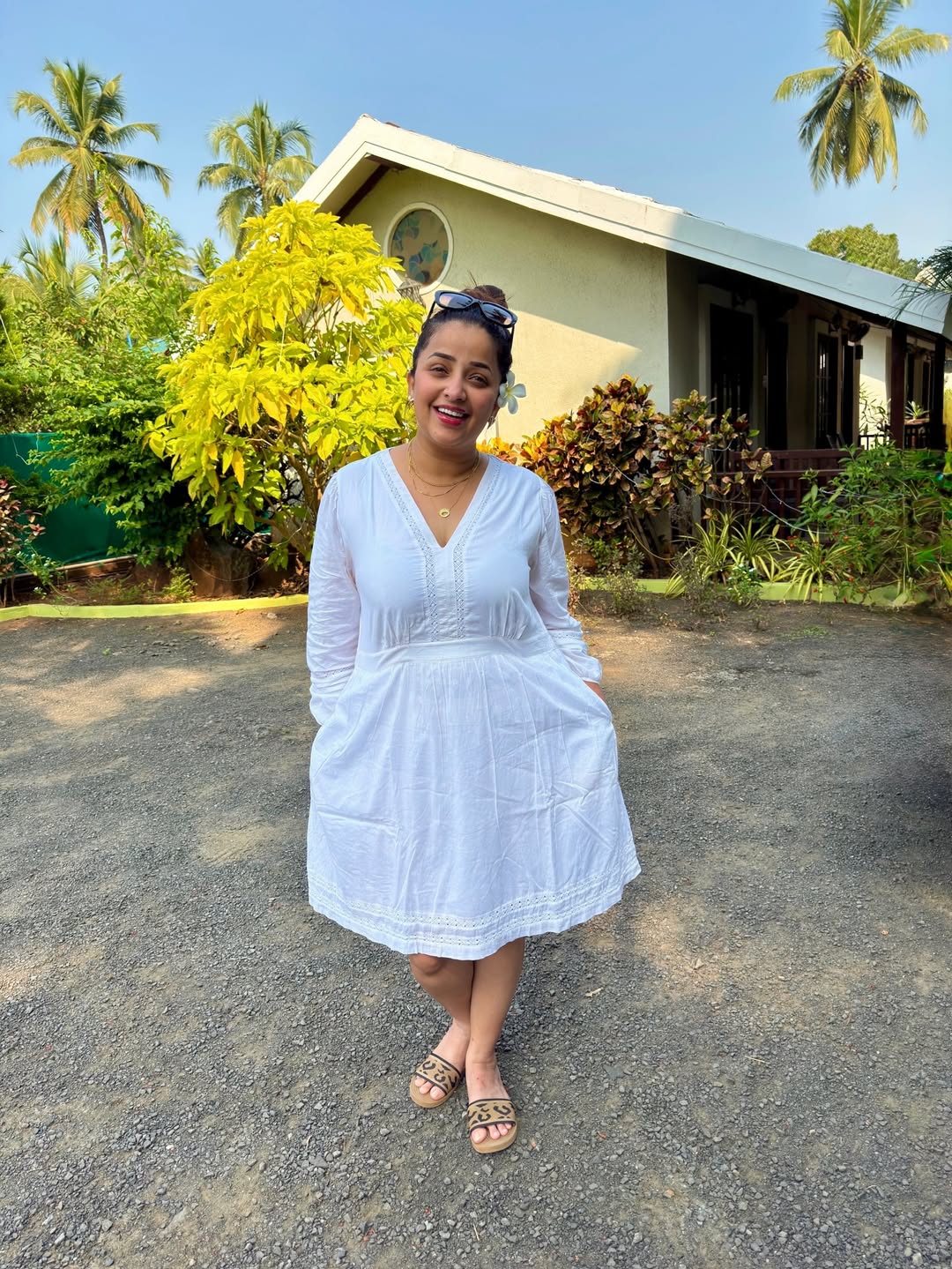 Apurva Nemlekar White Dress Look