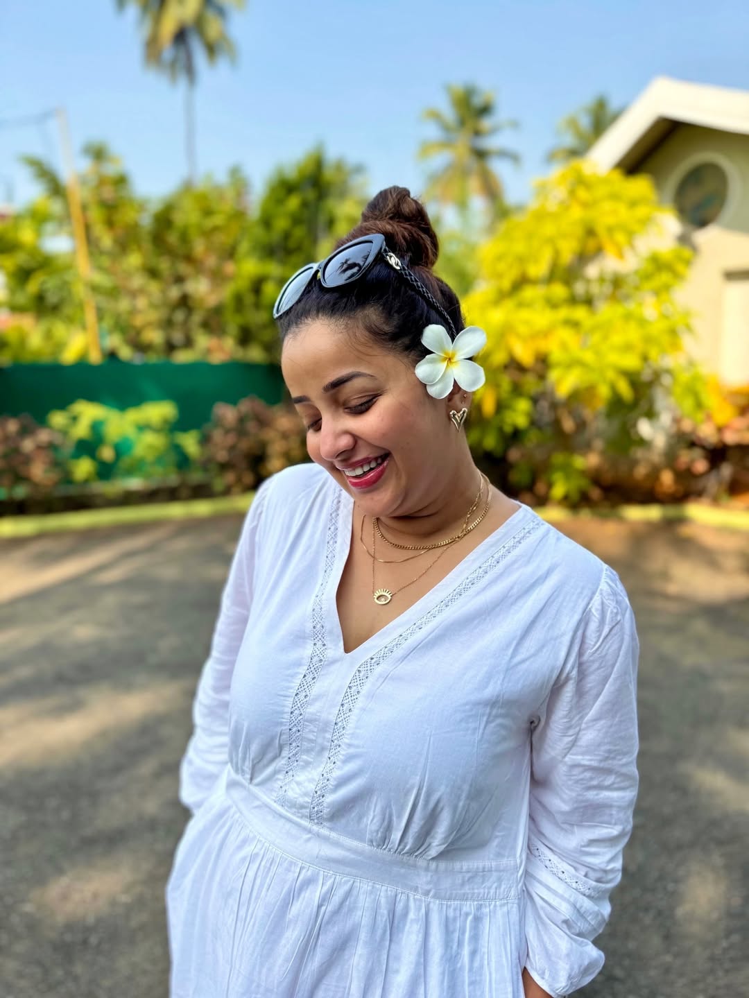 Apurva Nemlekar White Dress Look