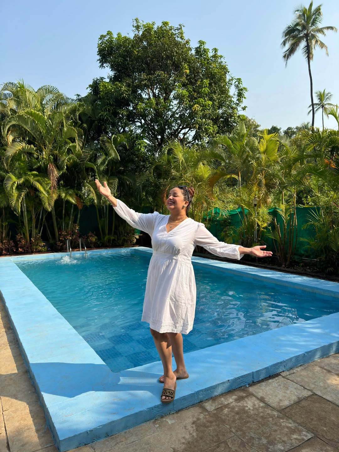 Apurva Nemlekar White Dress Look