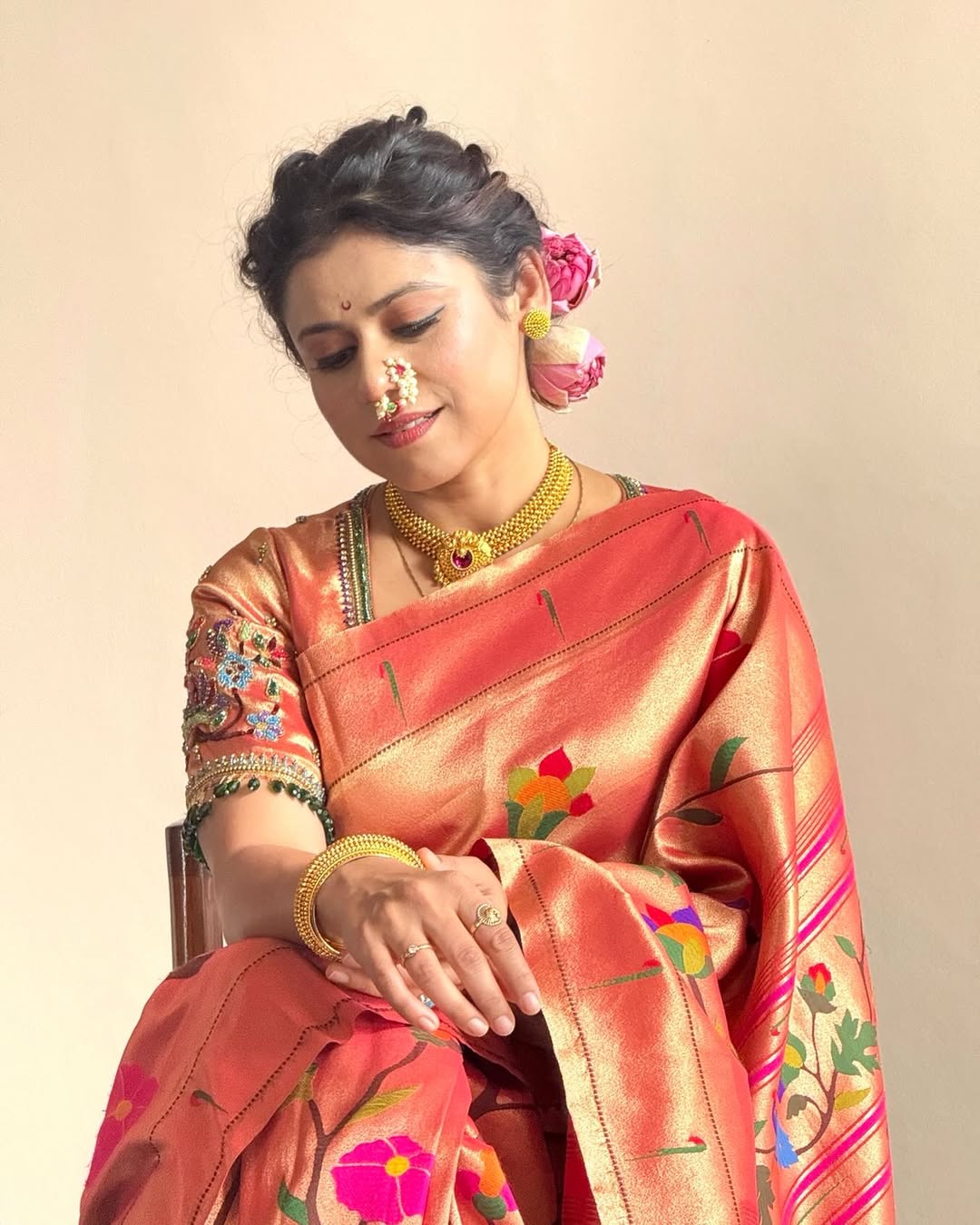 Ashvini Mahangade Shiv Jayanti 2026 Photoshoot