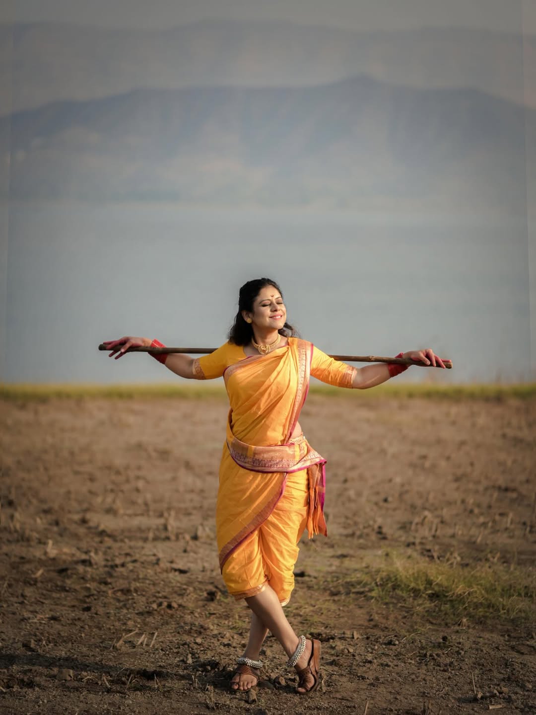 Ashvini Mahangade Shiv Jayanti 2026 Photoshoot