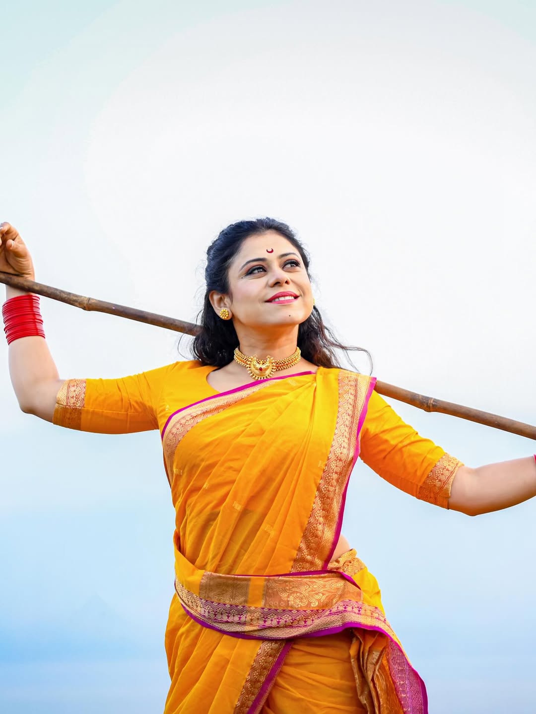 Ashvini Mahangade Shiv Jayanti 2026 Photoshoot