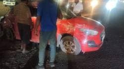 Nashik Highway Car Crash : धुळे-सुरत महामार्गावर स्विफ्ट कारचा भीषण अपघात, व्हिडीओ व्हायरल