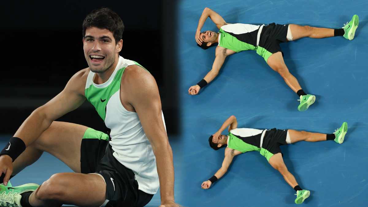 Carlos Alcaraz becomes youngest to complete career Slam defeat Novak Djokovic Win maiden Australian Open