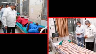 Guardian Minister Chandrakant Patil visited the hospital and questioned the accident victims