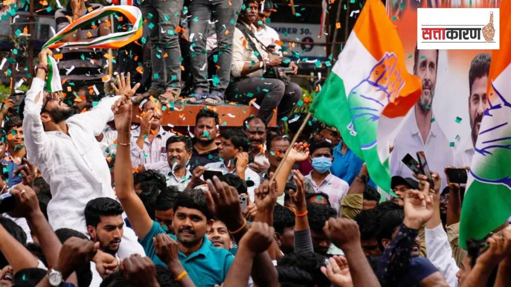 Congress wins Telangana municipal corporation elections on ballot paper BJP suffers crushing defeat Congress wins Telangana municipal corporation elections on ballot paper BJP suffers crushing defeat