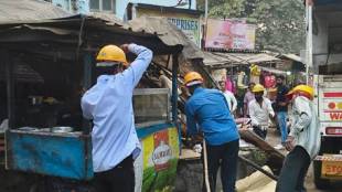 Dombivli Hawkers Action, Manpada Road Encroachment, KDMC