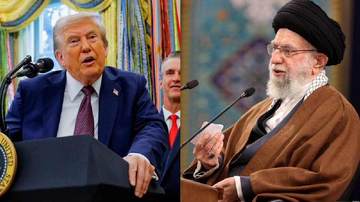 Donald Trump Leader Ali Khamenei meet