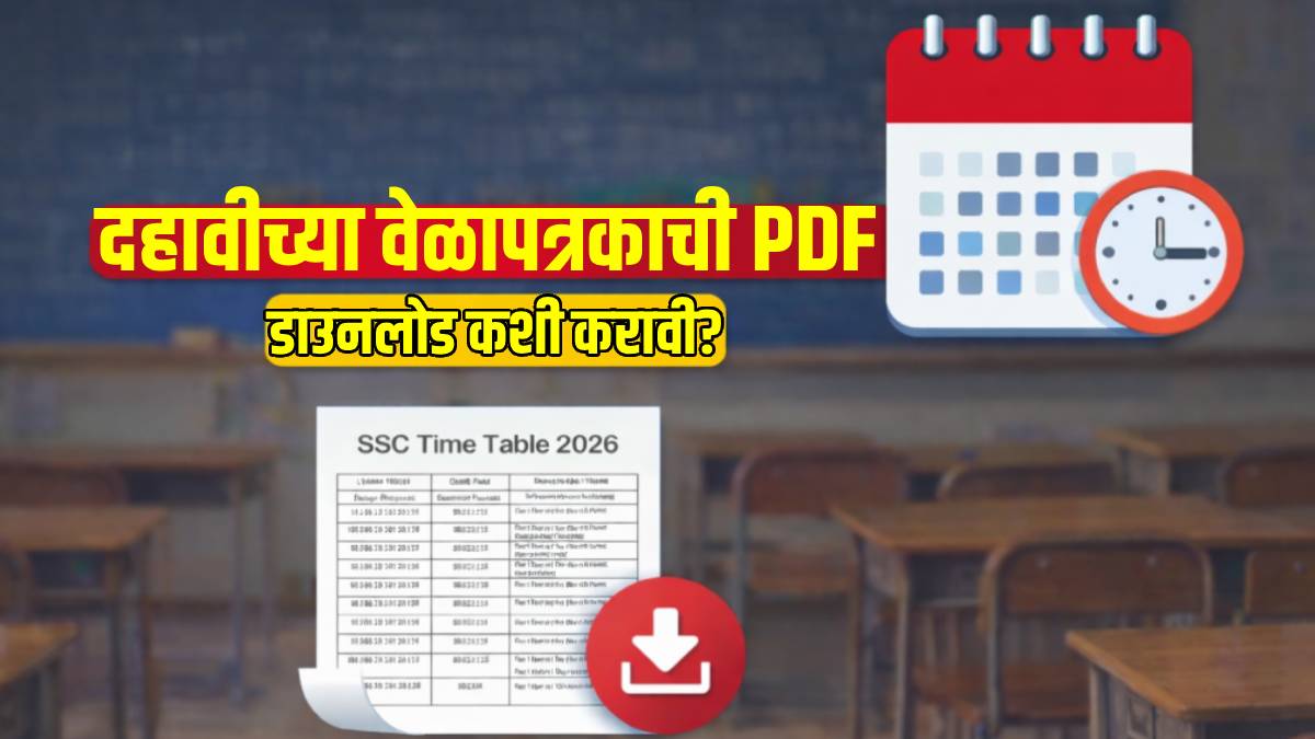 Maharashtra SSC Time Table 2026 Download 10th Board Timetable PDF and ...