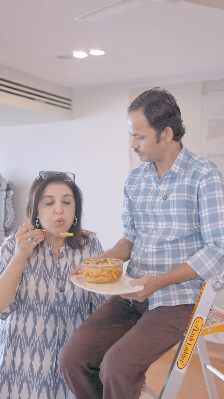 farah khan cook Dilip’s Journey