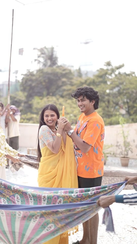 Gautami Patil Yellow Saree Look