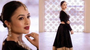 Photos: ‘कोण होतीस तू, काय झालीस तू’ फेम गिरीजा प्रभूचा काळ्या लेहेंग्यातील ग्लॅमरस लूक