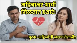 हार्ट अटॅक अचानक येत नाही? महिनाभर आधी शरीर देतं ‘हे’ संकेत; पुरुष-महिलांची लक्षणं वेगळी असतात का? वाचा तज्ज्ञांचा खुलासा