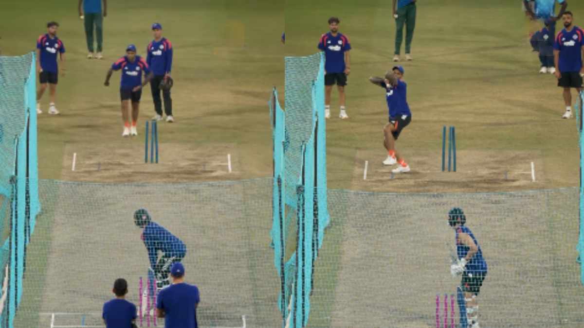 Suryakumar Yadav Mimics Pakistan Spinner Usman Tariq in India Net Practice Video viral IND vs PAK T20 WC 2026