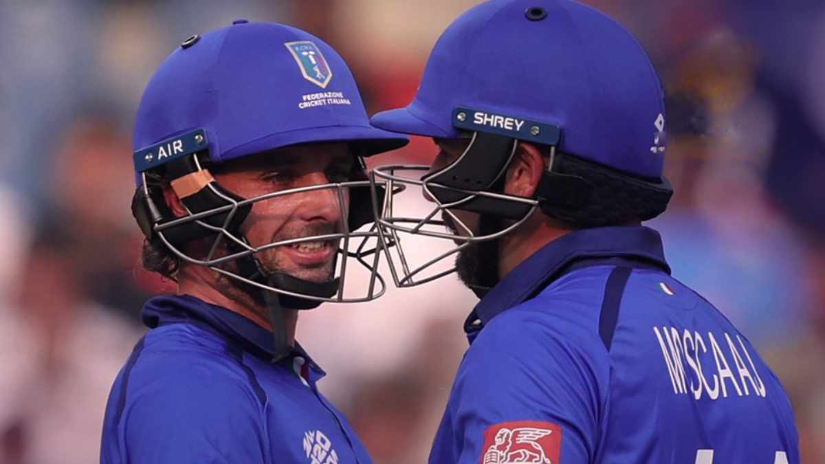 Italy Mosco Brothers World Record Becomes FirstPair in world to Score 100 Partnership in T20 WC history