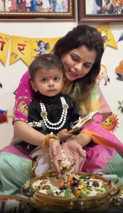 Kartiki Gaikwad Pise Son Rishank Boranhan