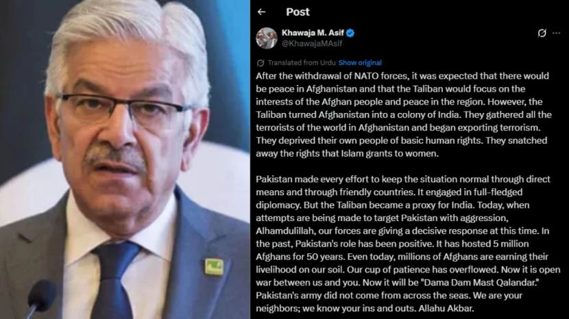 Khawaja Asif X Post