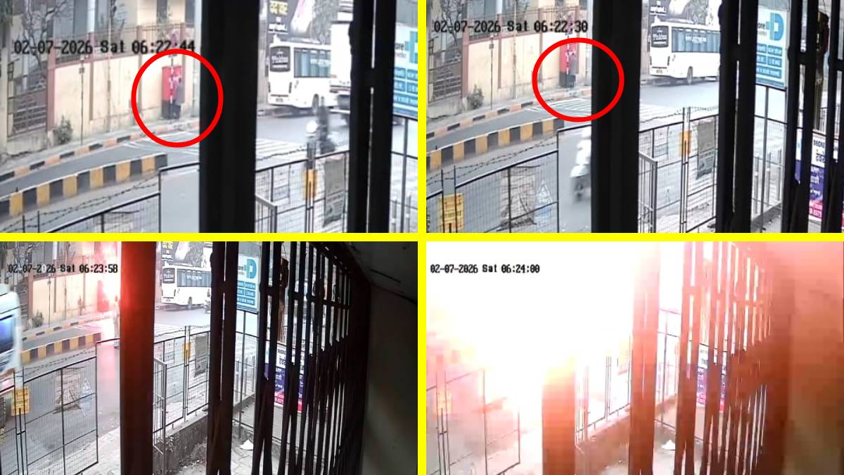 In Pune, a young unidentified man died after breaking the lock of a Mahavitaran DP box and touching a high-voltage electric wire near Mitramandal Chowk.